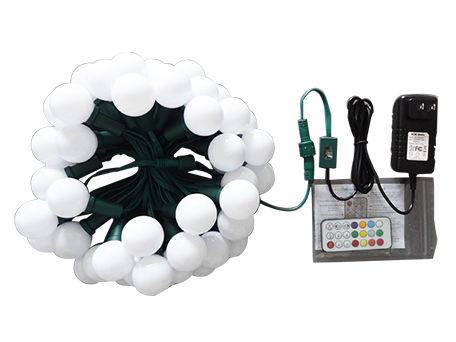 remote control 12V led round ball outdoor Christmas tree lights