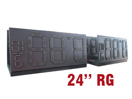 24inch RG 8889/10 Outdoor led Gas Oil Price sign board Factory