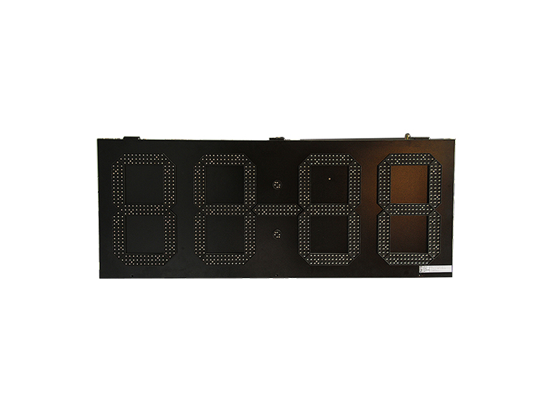 LED Time Date and Temperature 15 inch Single Red Led Panel