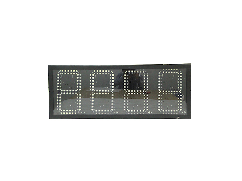 led sign display fuel price number 88.88 white color