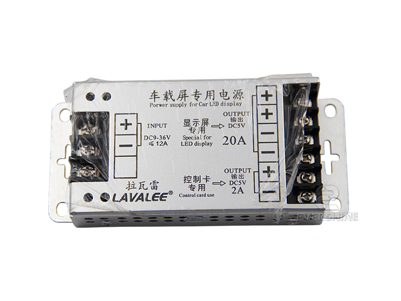 LAVALEE Input DC9-36V Output 5V 20A Power Supply for Car