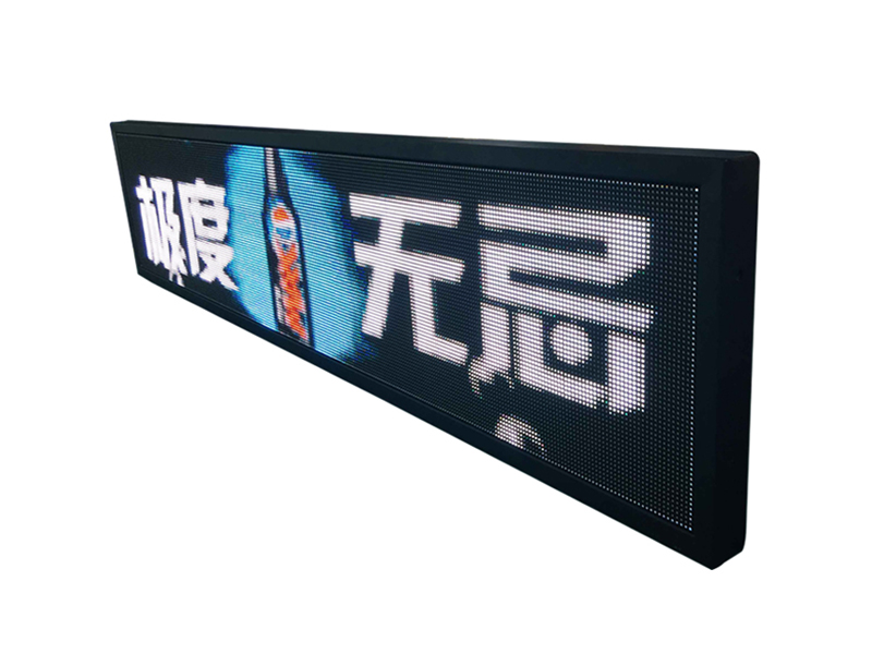bus led display board P5 1650x380mm full color sign