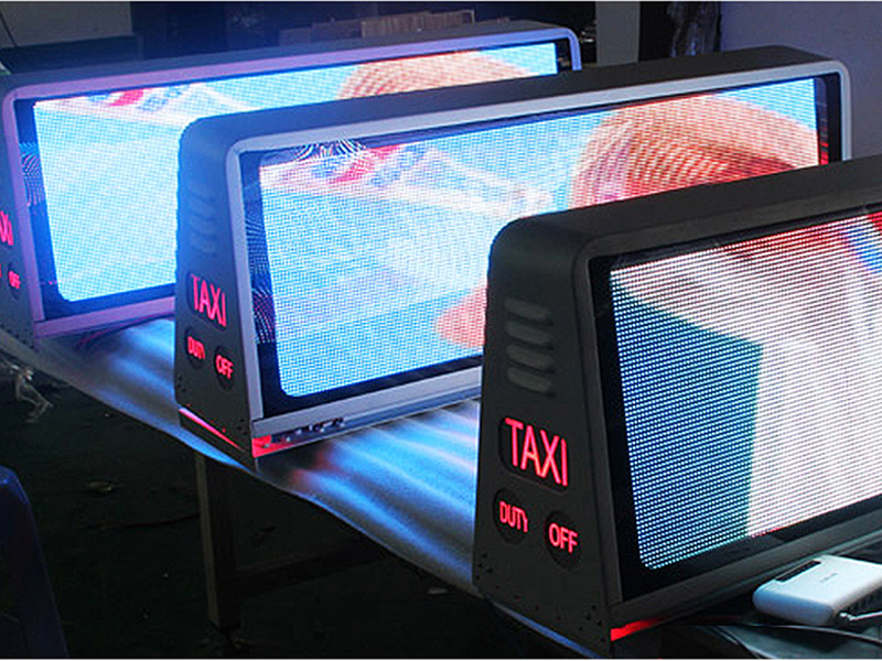 Double Sided P5mm Car Roof Sign LED Taxi Top waterproof board